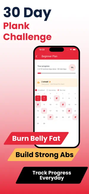 Plank Workout: Lose Belly Fat screenshot 3