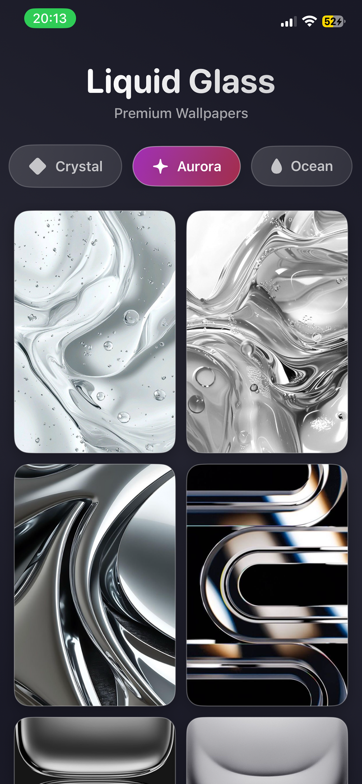 Glass Wallpaper 4K HD