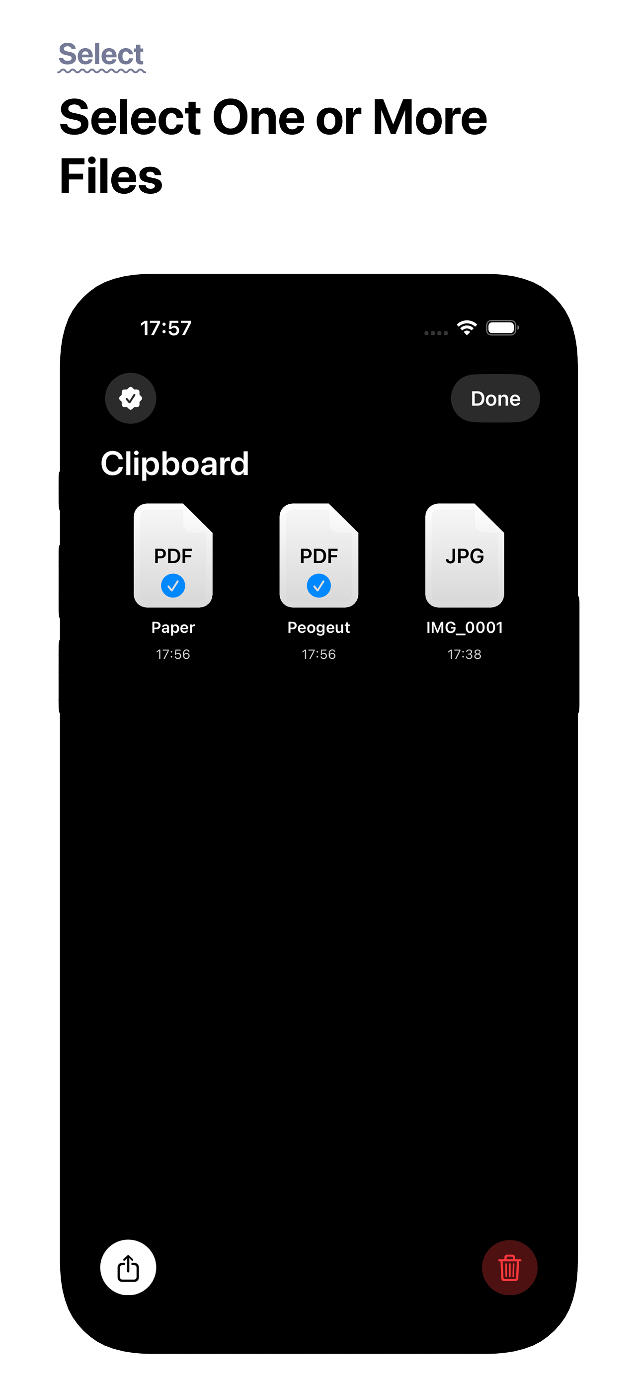 Clipboard - Store docs for 24h screenshot 3