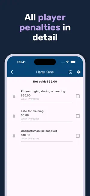 Penalty Organizer screenshot 4