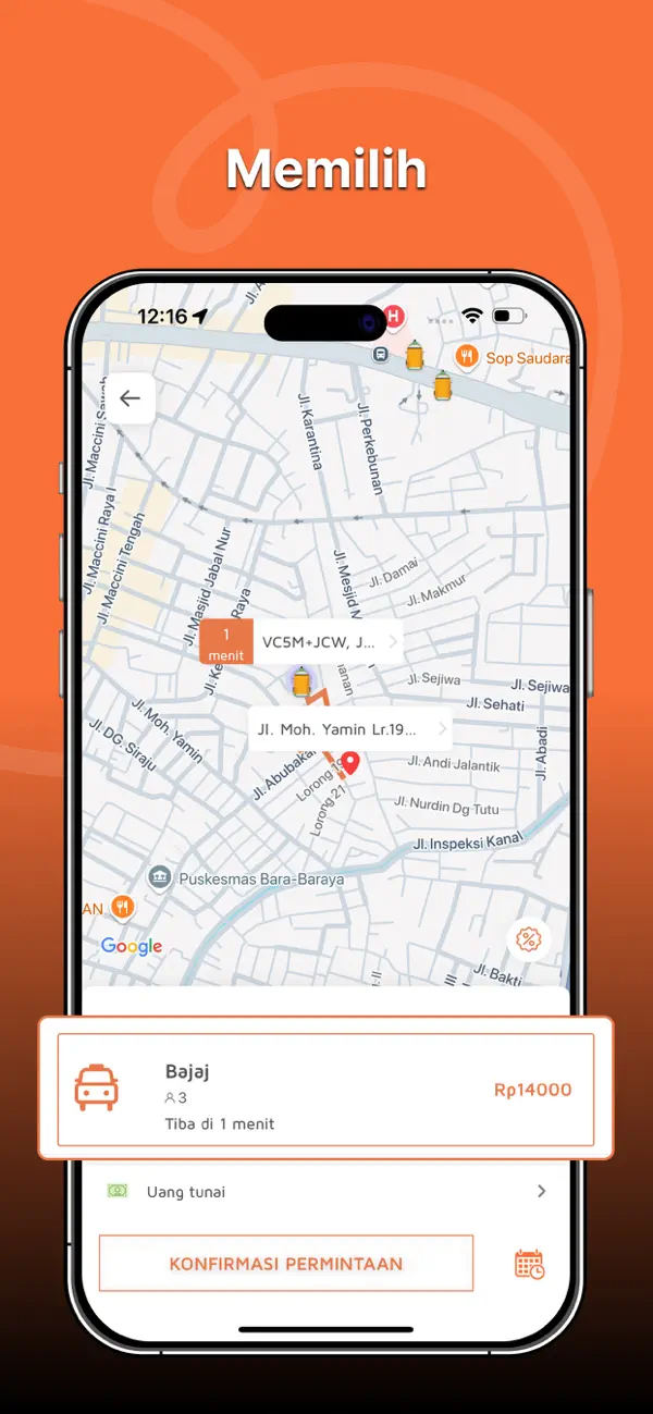 Screenshot #2 pour Maxride: Transportasi & Kurir