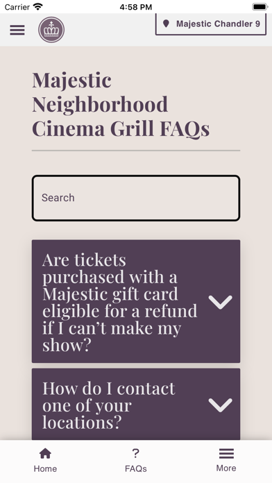 Majestic PHX Cinema Grill Screenshot