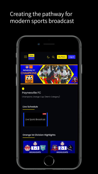 Intel Sports Screenshot