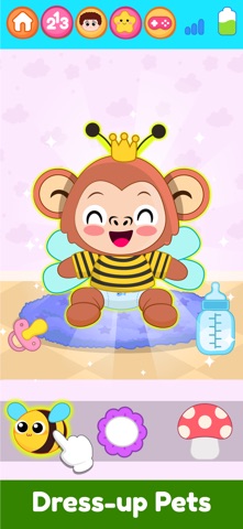 Baby Smart Phone Kids Game 1-5 iPhone screenshot