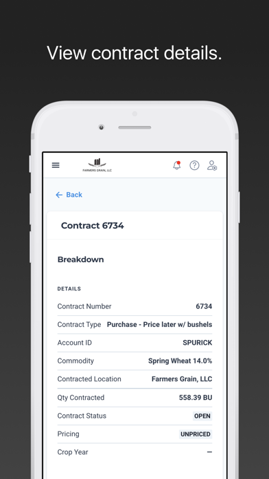 Farmers Grain LLC Screenshot