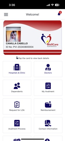 WellCare Health iPhone screenshot 2