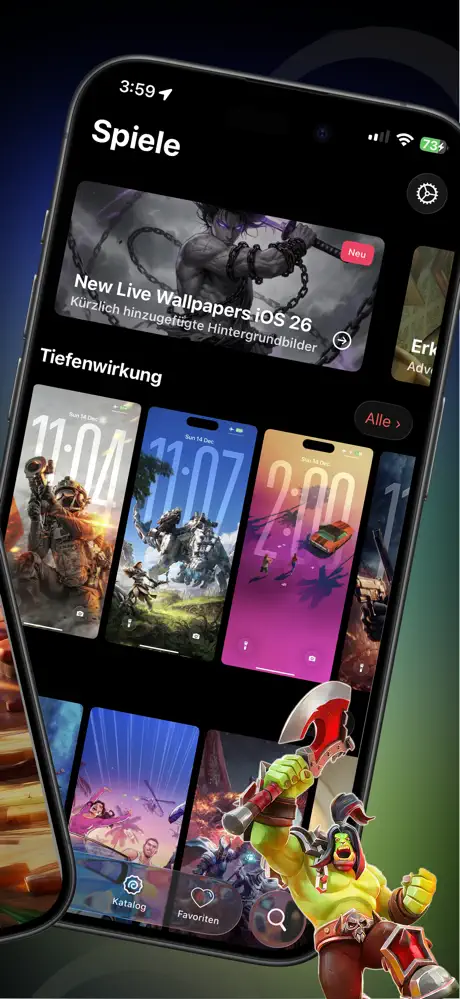 Game Hintergründe - Live 4K‑App screenshot 2