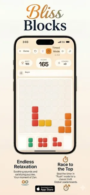 BlissBlocks: Calm Block Puzzle screenshot 3