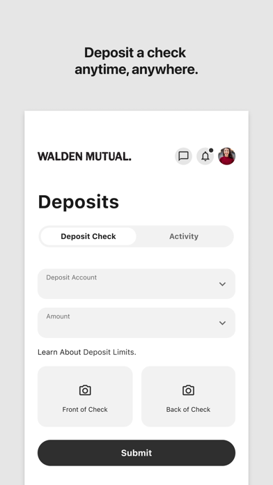 Walden Mutual Mobile Banking Screenshot 3 of 4