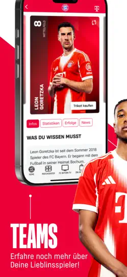 Screenshot von FC Bayern München auf dem iPhone 6
