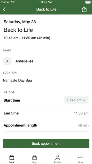 Namaste Spa Moncton screenshot 3
