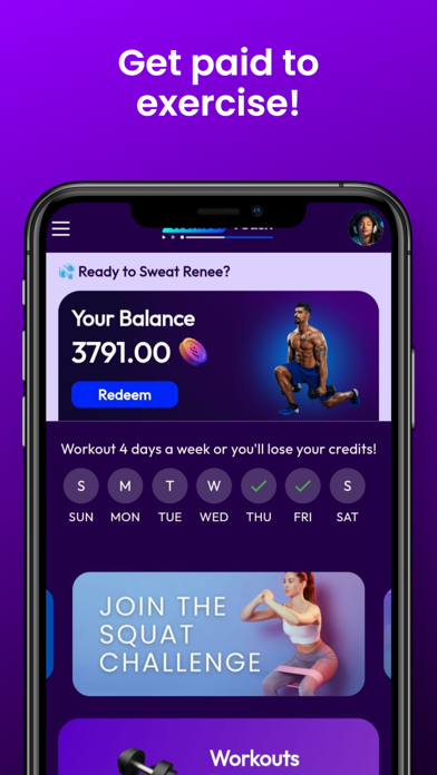 Workout 4 Cash Screenshot