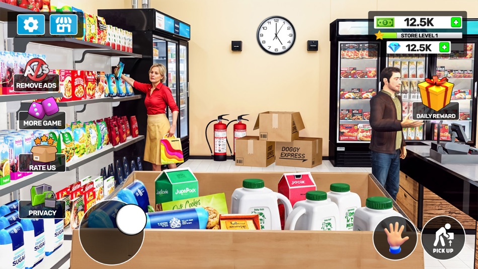 #4. Supermart Store 3D Simulator (iOS) Podle: Manzor Wajid