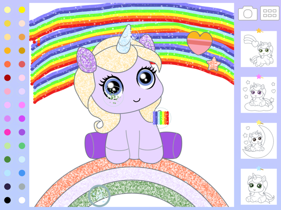 Unicorn Coloring Kid Toddler iPad screenshot 7 - Education app