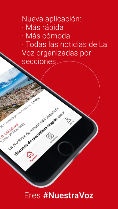 La Voz de Almería App Screenshot