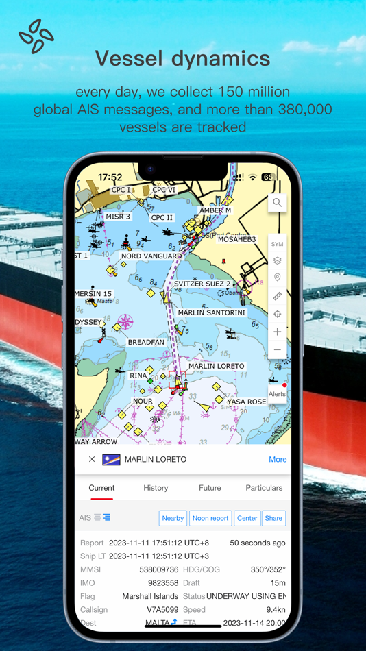 #1. hiFleet (iOS) 由: Shanghai Maili Marine Technology Co., Ltd