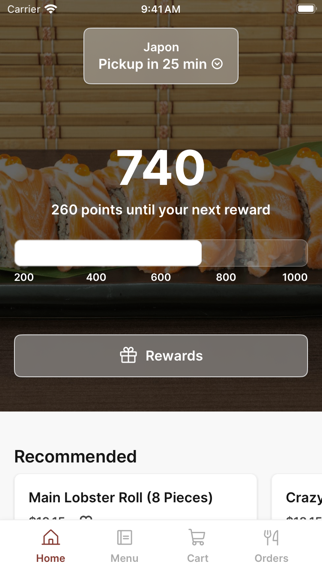 Japon app screenshot