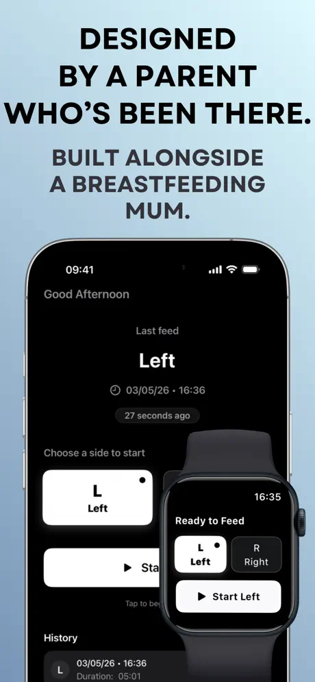 Breastfeeding Tracker & Timer 母乳喂养计时器应用截图
