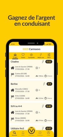 CoCarmoov, co-convoyage screenshot