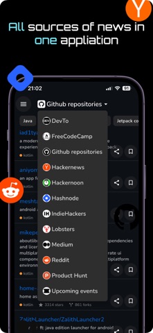 Hackertab screenshot