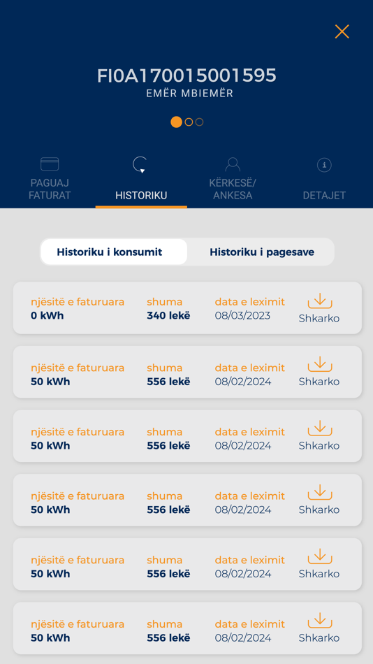 #2. OSHEE (iOS) 由: OPERATORI I SHPERNDARJES SE ENERGJISE ELEKTRIKE SH.A.