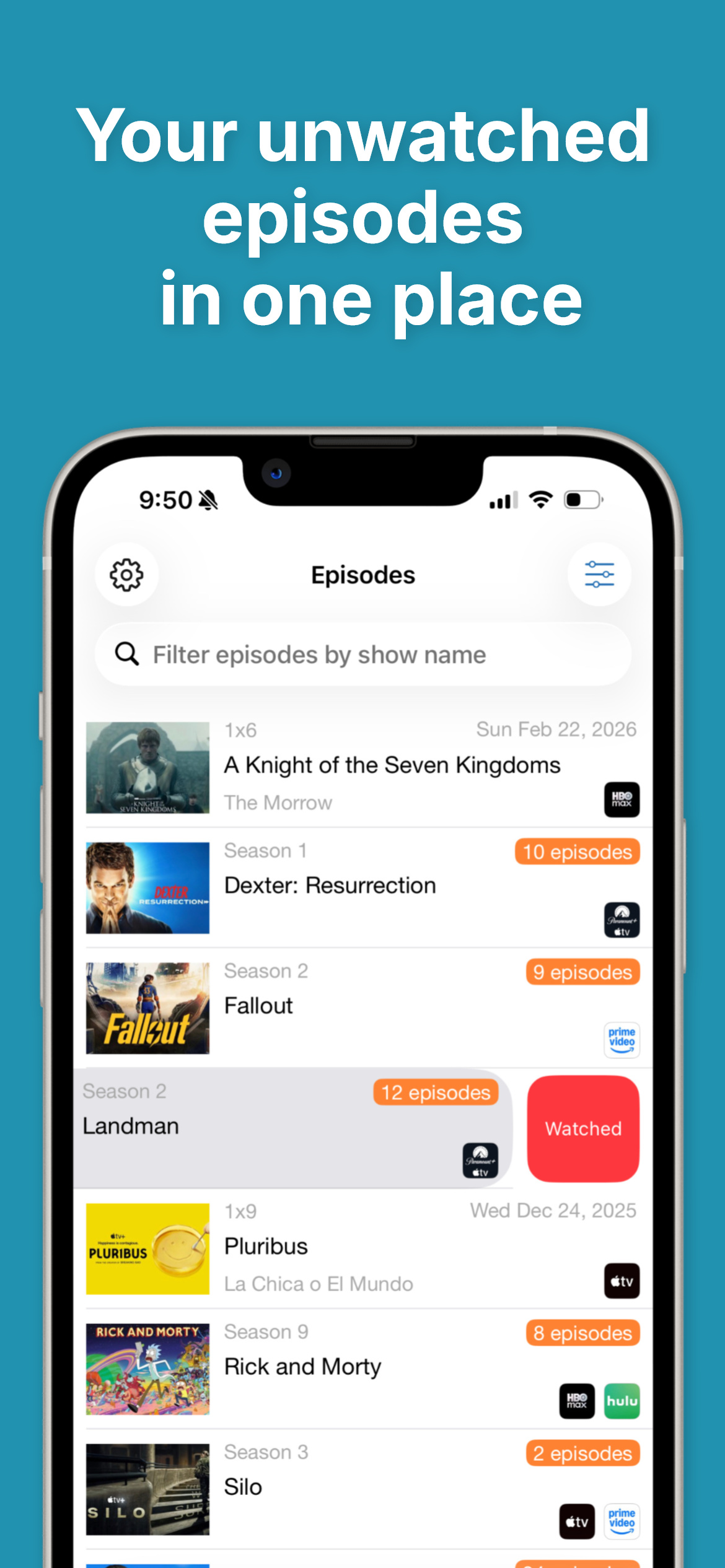 Next Episode - Track TV Shows screenshot 3