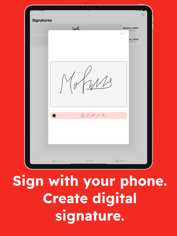 Sign PDF File, eSignature doc