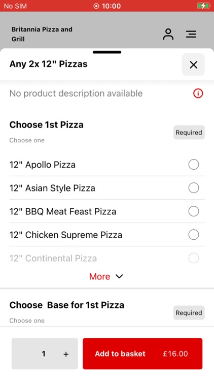 Britannia Pizza and Grill UK screenshot-3