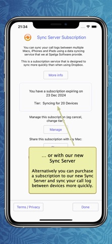 PhoneLog for iPhone & iPad Screenshot 7 of 10