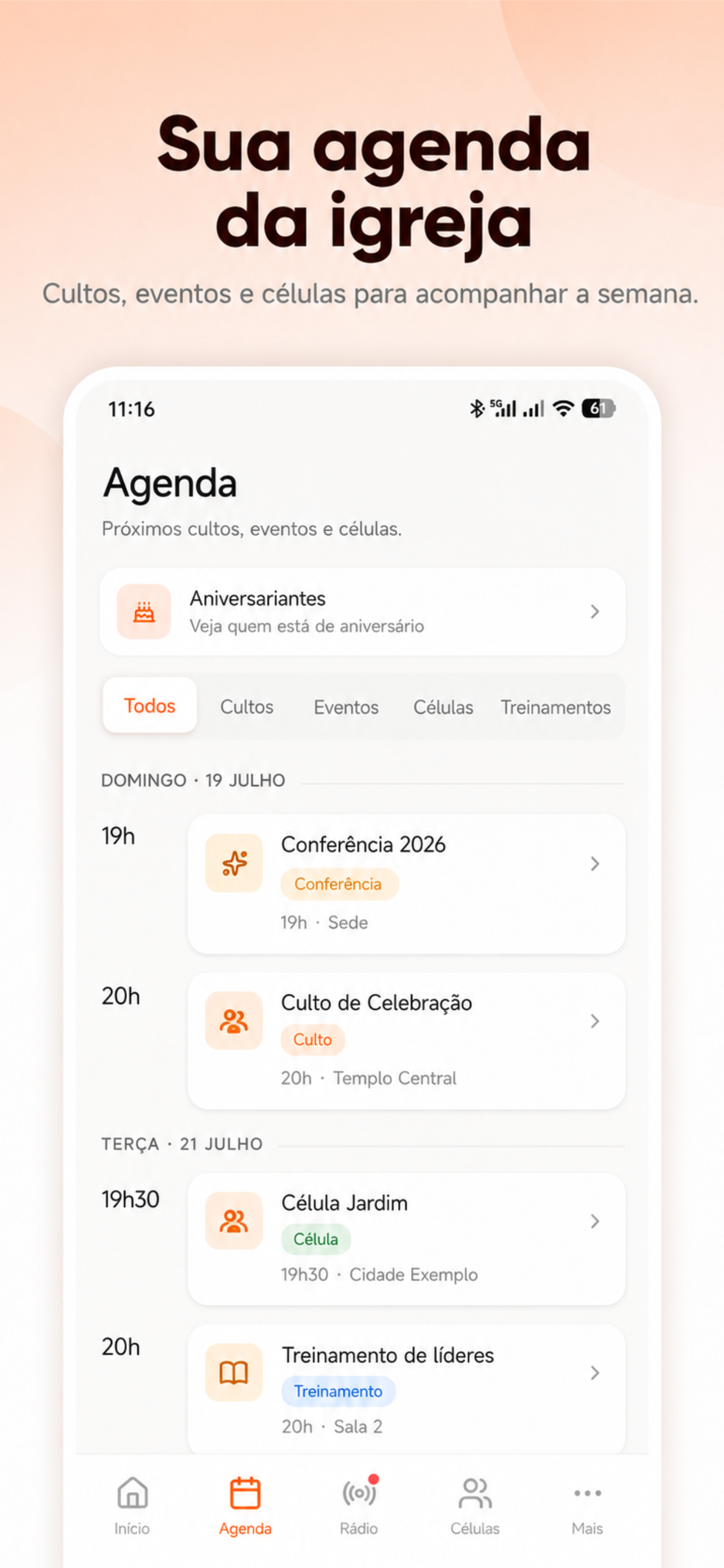Ministério Recomeçar screenshot 2