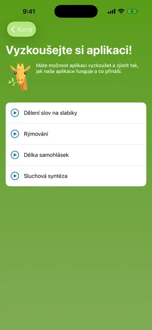 Pavučinka - Sluchové vnímání screenshot 2
