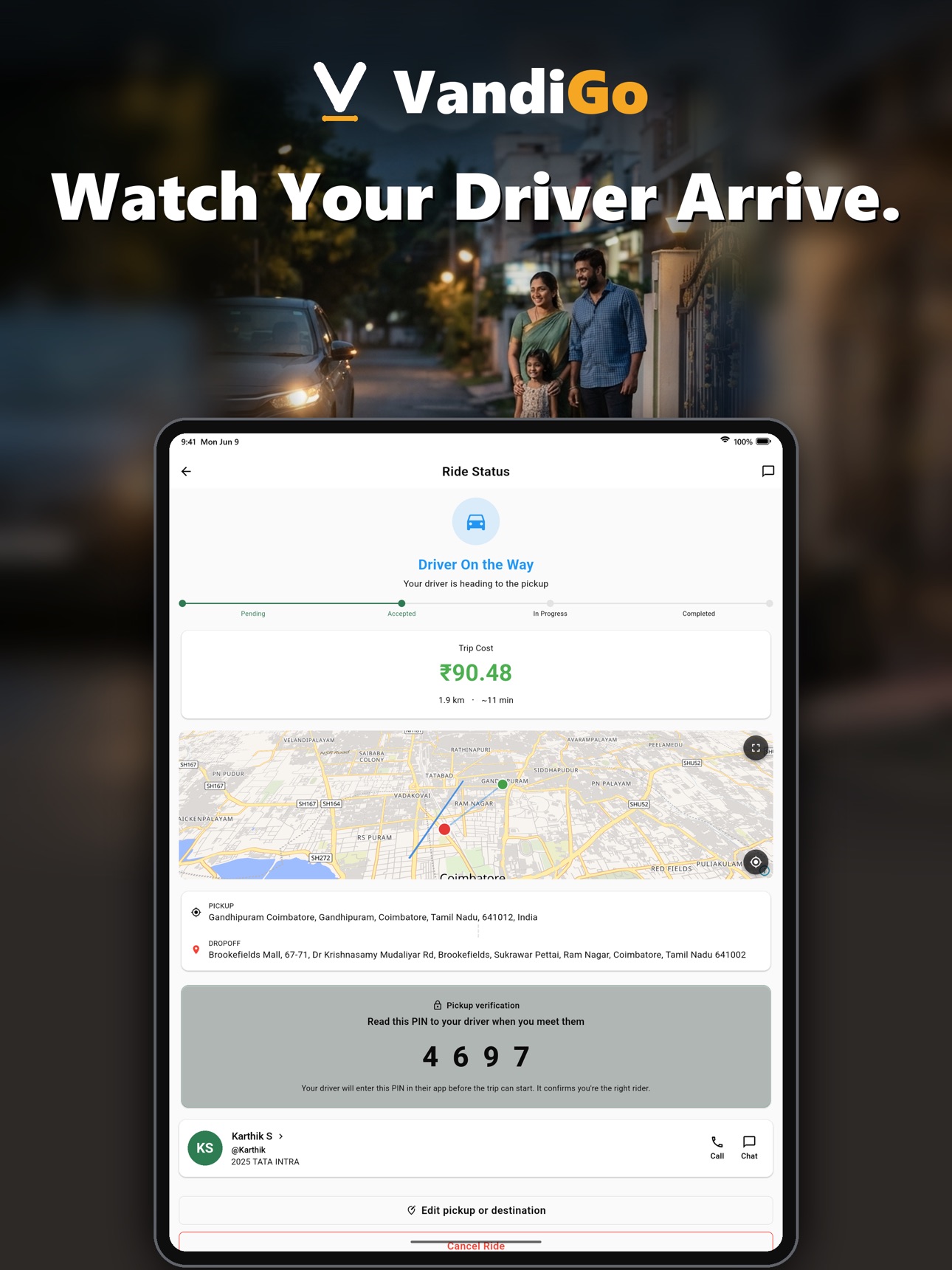 Screenshot 9 of VandiGo: Book a Ride or Truck