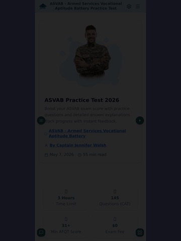 ASVAB Practice Test Online