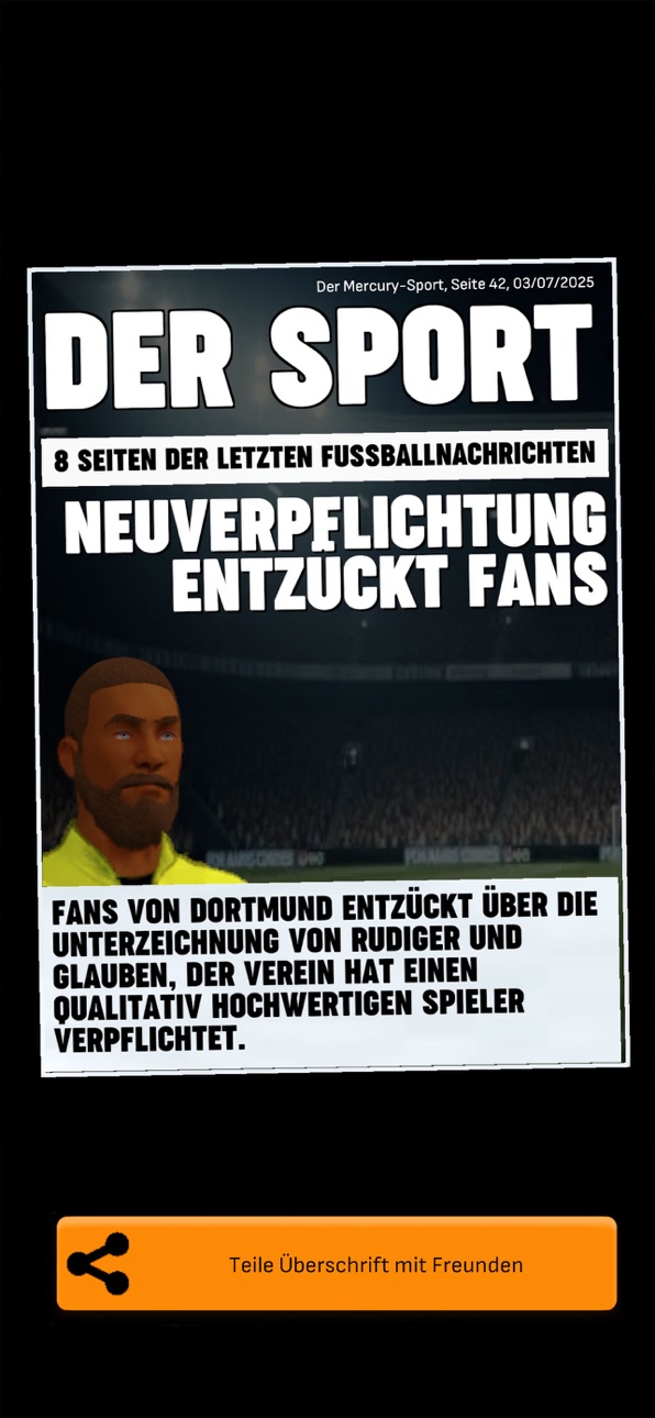 Football Club Management 2026 iOS Mod IPA screenshot 3 - iOS game interface