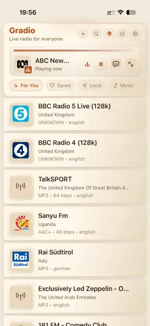 Gradio: Radio & Subtitles screenshot 1