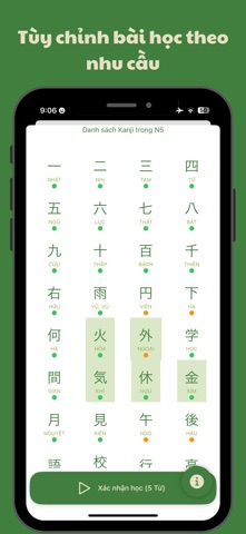 Kanji Widget - Học Kanji iPhone screenshot