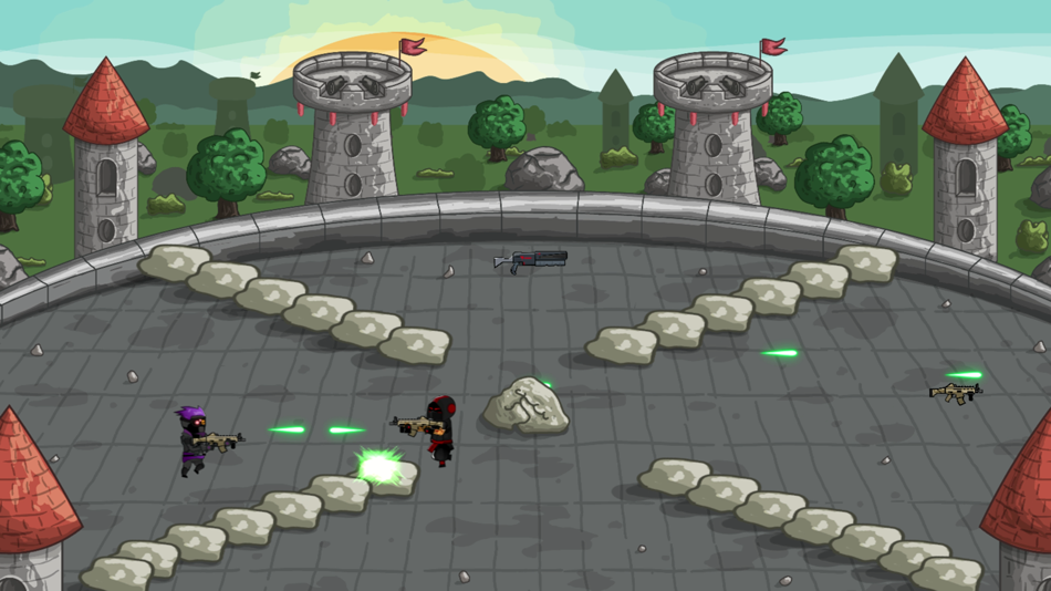 #2. Bad Friends Shooter (iOS) Podle: Marek Skreko