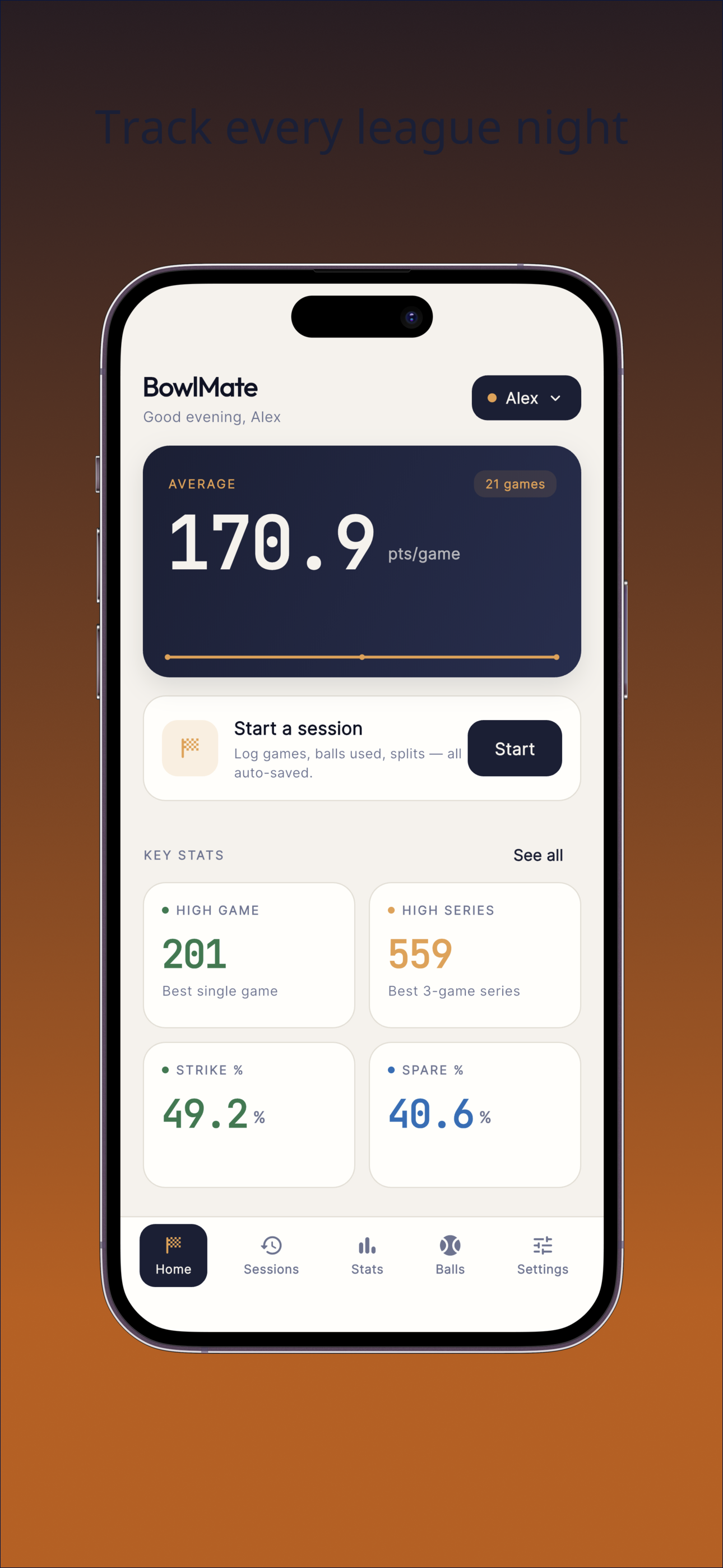 Bowling Score Tracker - Bow...