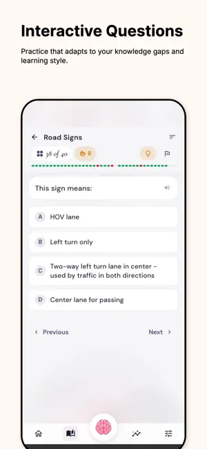 DMV Permit Test Prep · DMV IQ screenshot 4