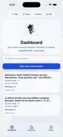 Musaium iPhone screenshot