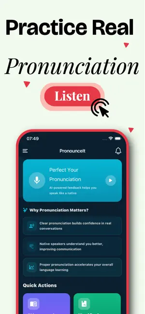 English Pronunciation AI screenshot 2