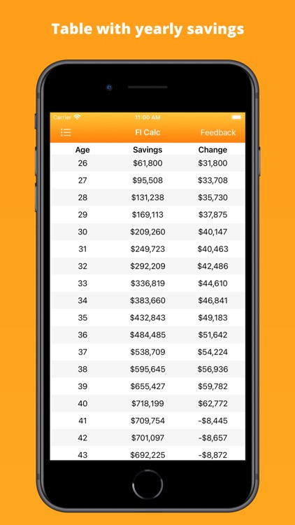 FFCalc - Retirement Calculator screenshot-3