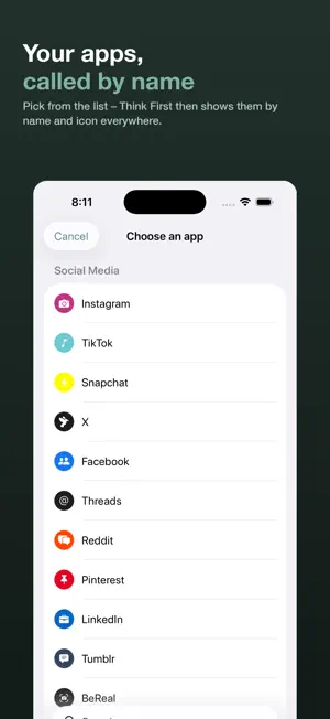 Think First: Screen Time screenshot 2