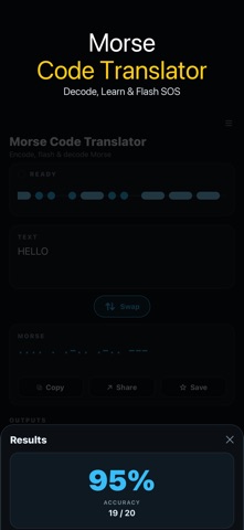 Morse Code Translator + Screenshot 2 of 3