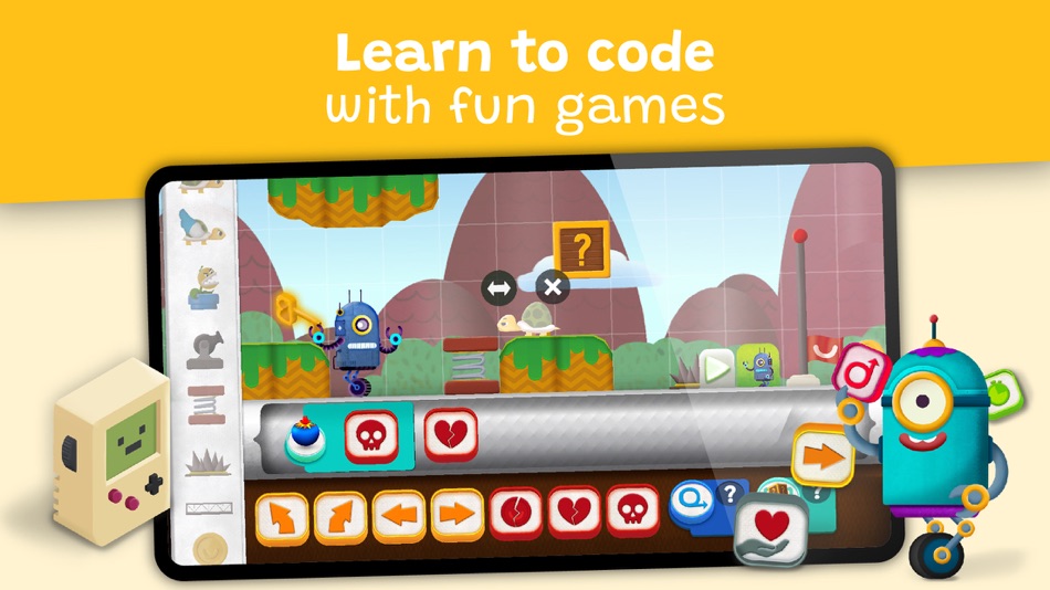 #1. Code Land: Coding for Kids (iOS) Av: Learny Land