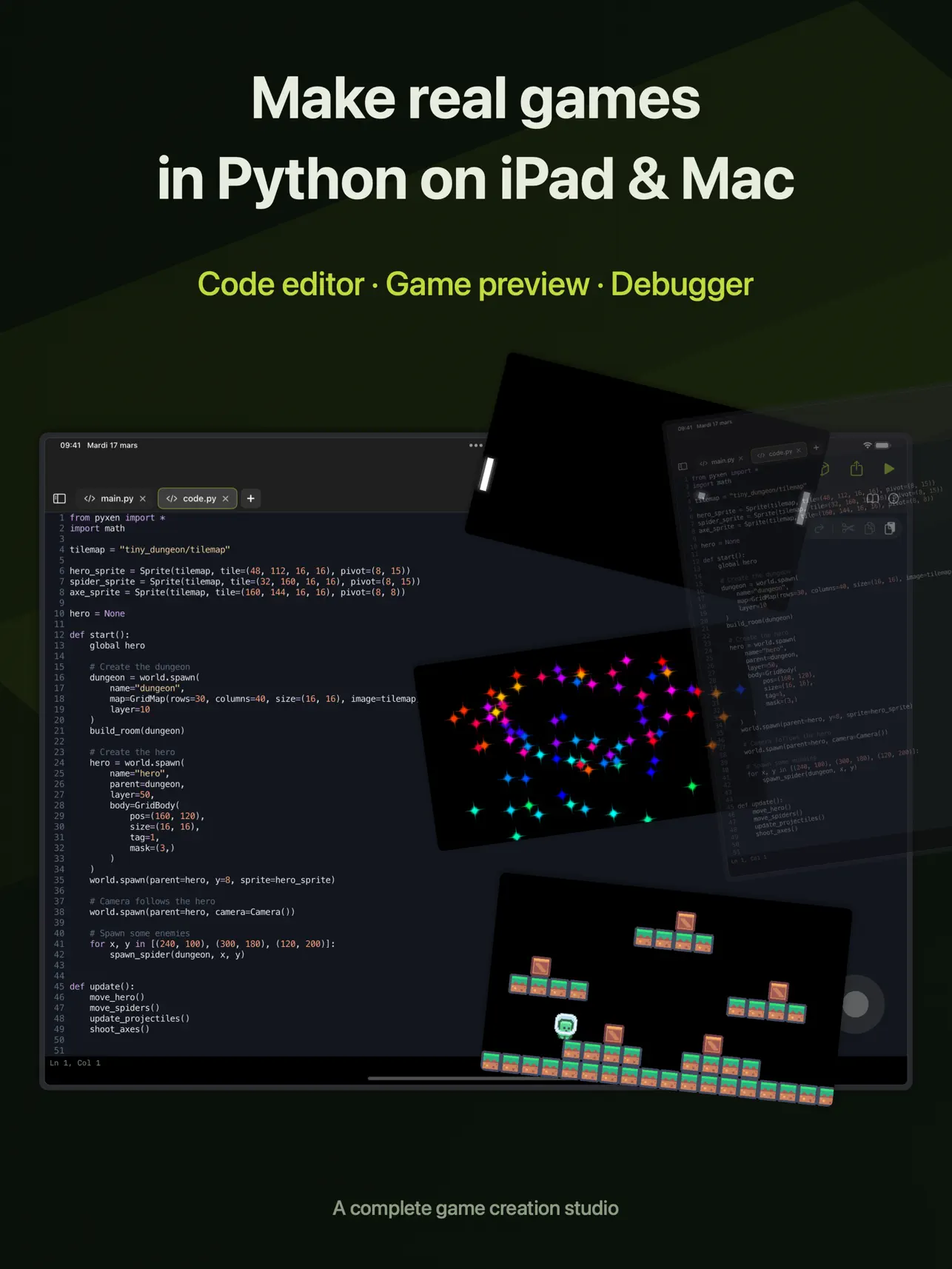 #1. Pyxen - Python Game Maker (iOS) Von: Gargant