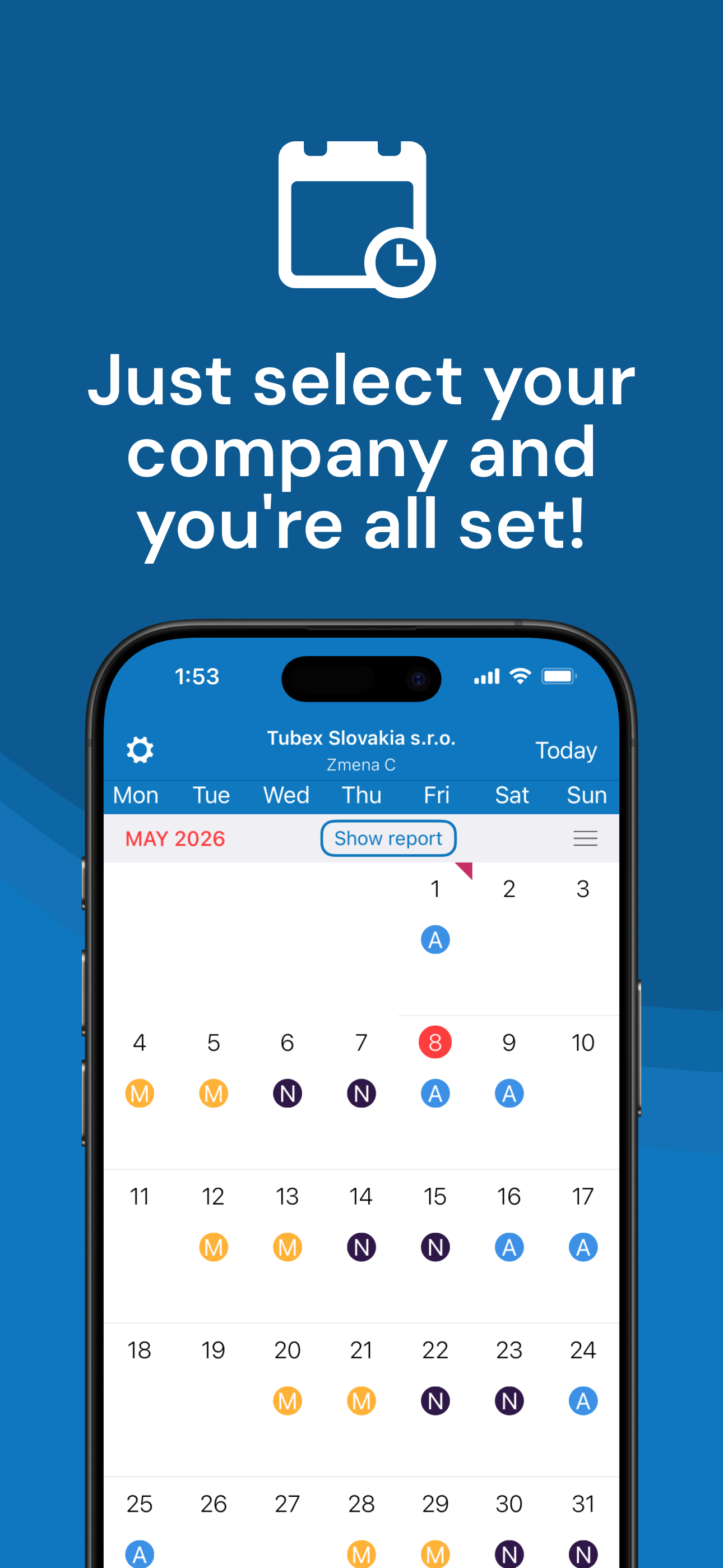 Shifter: Handy shift calendar