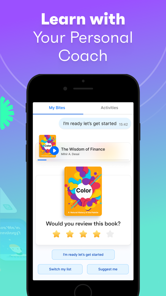 #6. Bitely: Audible Book Summaries (iOS) 由: Bitely