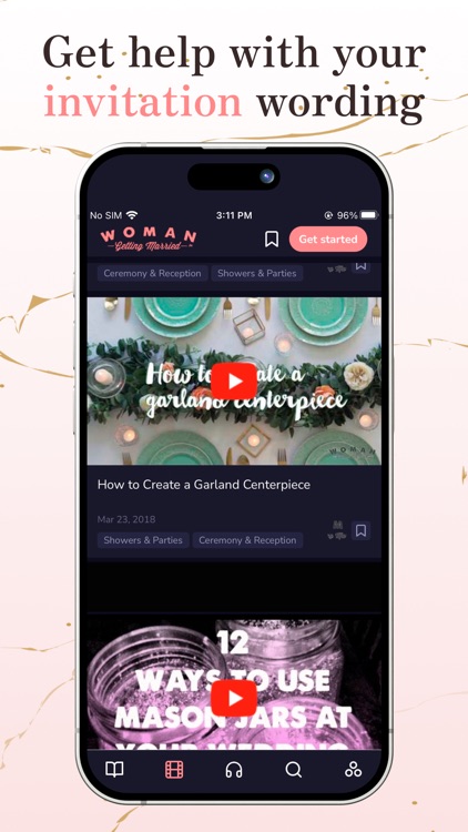 Woman Getting Married