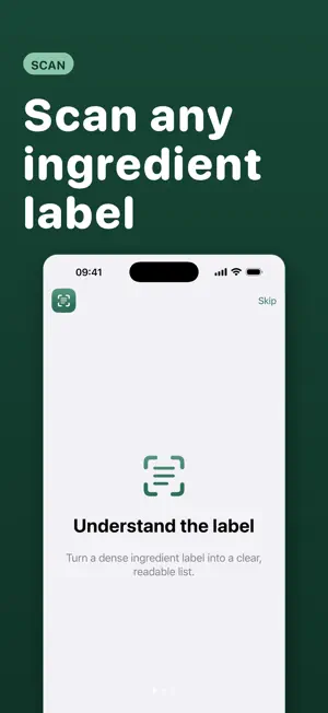 PLAINCI: Ingredient Checker screenshot 1